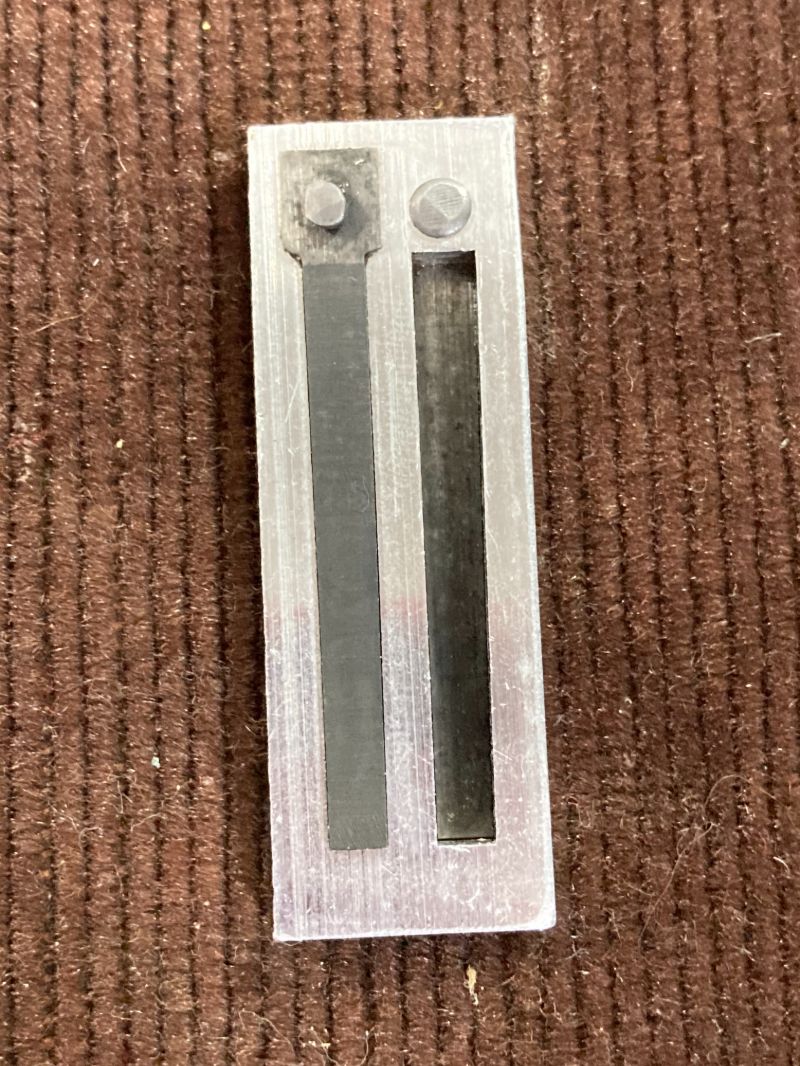 Melodeon button repair